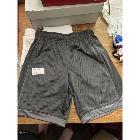 Boy's DAB13107 Athletic Fit Polyester Basketball Shorts Dark Grey M Medium - Picture 1 of 3